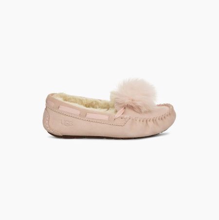 UGG Dakota Pom Pom Light Pink Slippers for Women (DYWE09158)